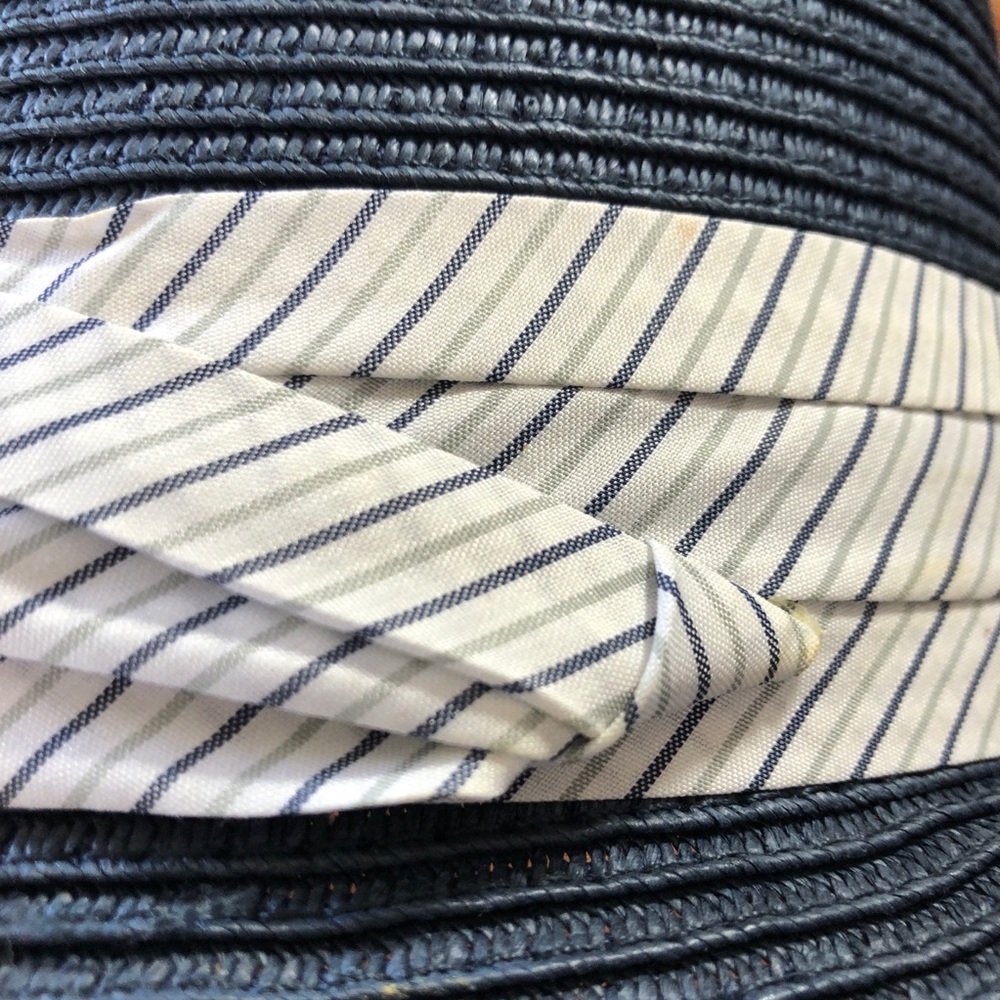 Broner Blue Fedora with Stylish Striped Band - Picture 6 of 7
